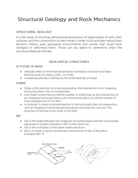 Solution Structural Geology And Rock Mechanics Studypool