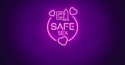 Safe Sex Neon Sign Stock Video Envato Elements