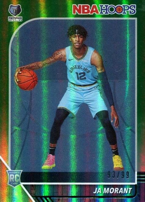 Ja Morant 2019 Hoops 259 Green 99 Price Guide Sports Card Investor