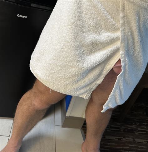 I Love Wearing My Towel Like This And Having A Slip R Dickslip