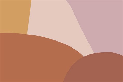 Stylish Templates With Organic Abstract Shapes And Line In Nude Colors Pastel Background In