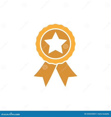 Award Badge Icon Design Template Vector Isolated Illustration Stock