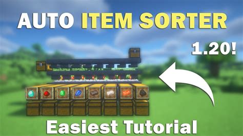 Easy Auto Item Sorter Tutorial In Minecraft 1 20 Bedrock Pocket