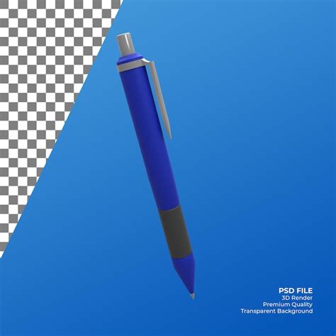 Premium Psd 3d Render Pen Illustration
