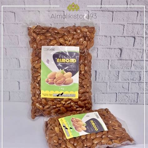 Jual Kacang Almond Kupas Panggang Roasted Kg Original Super Food