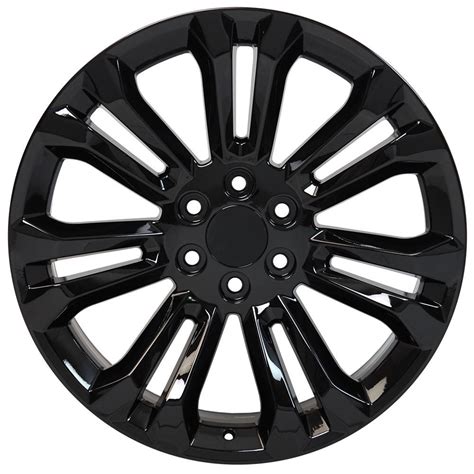 CV43B 22 inch Rims, Tires, TPMS for 2019 Chevy Silverado 22×9 Black Chevy Truck Wheel – OE Wheels