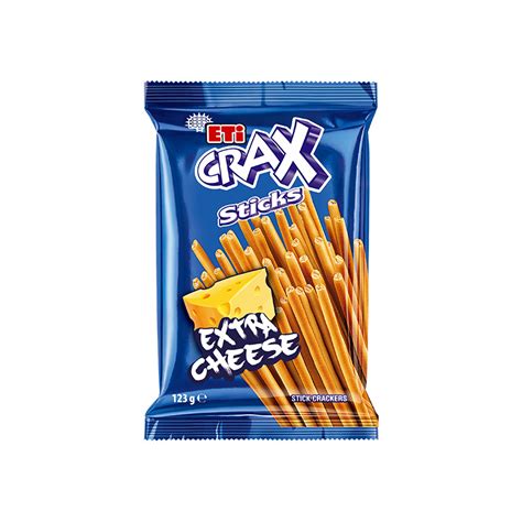 Eti Crax Cheese Stick 123grx12 Distributor In New Jersey Florida