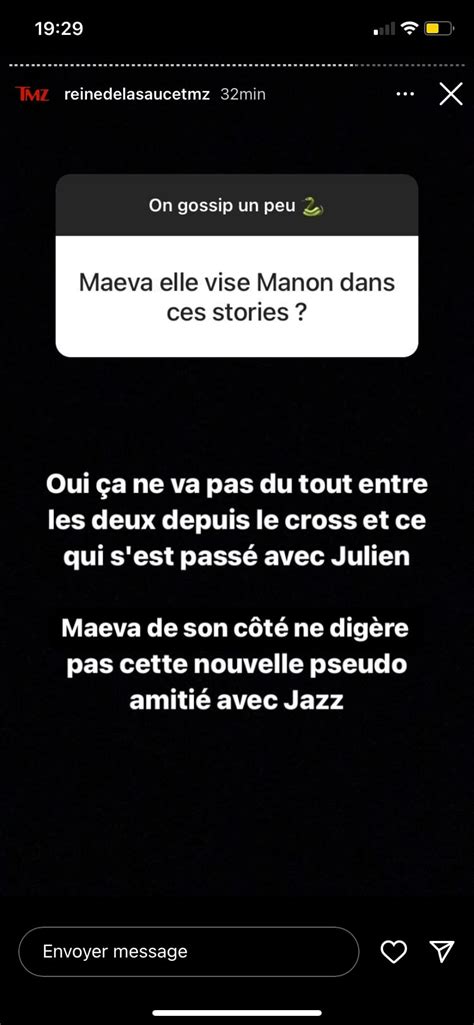 Maeva Ghennam En Froid Avec Manon Tanti Cause De Jazz Elle S Exprime