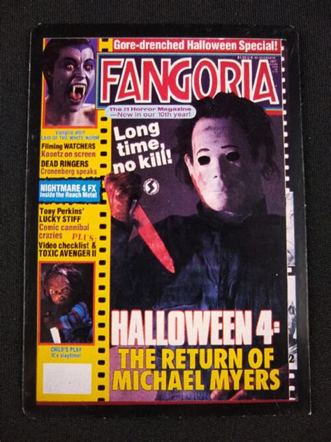 Fangoria Comic Images 1992 51 Halloween 4 The Return Of Michael