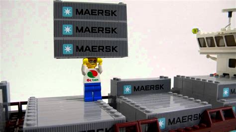 Lego Maersk Line Container Ship Review Lego 10155 10152 Review Youtube