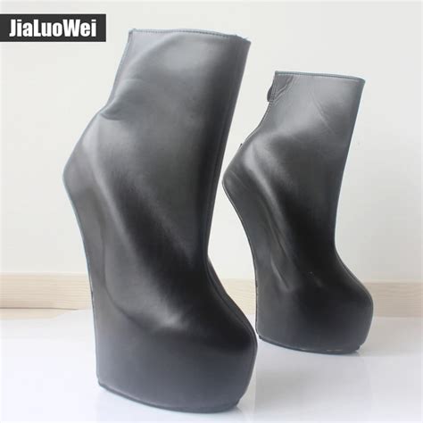 Jialuowei 2017 New 20cm Strange High Heel 5cm Platform Back Zipper