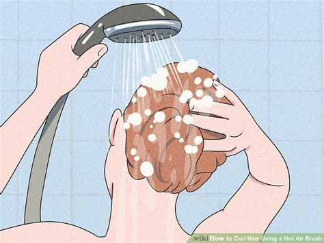 Ways To Curl Hair Using A Hot Air Brush Wikihow