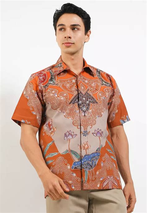 Jual Elshanum Batik Kacaya Hem Batik Tulis Exclusive Pria Casual Modern