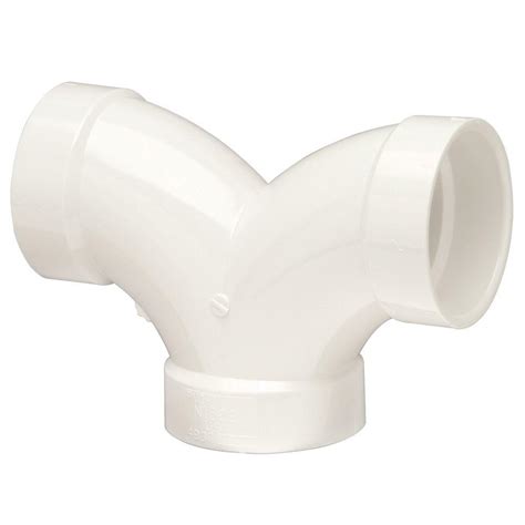 Nibco 2 In Pvc Dwv Double 90 Degree H X H X H Elbow C48372 The Home Depot