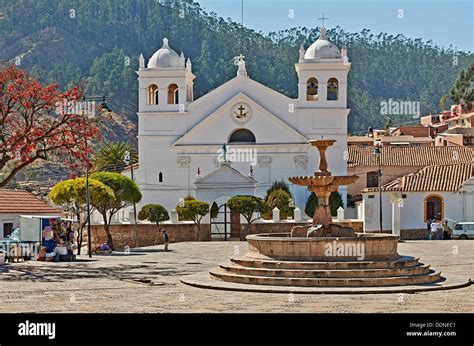 Monastery Square La Recoleta Sucre Bolivia Stock Photo Alamy