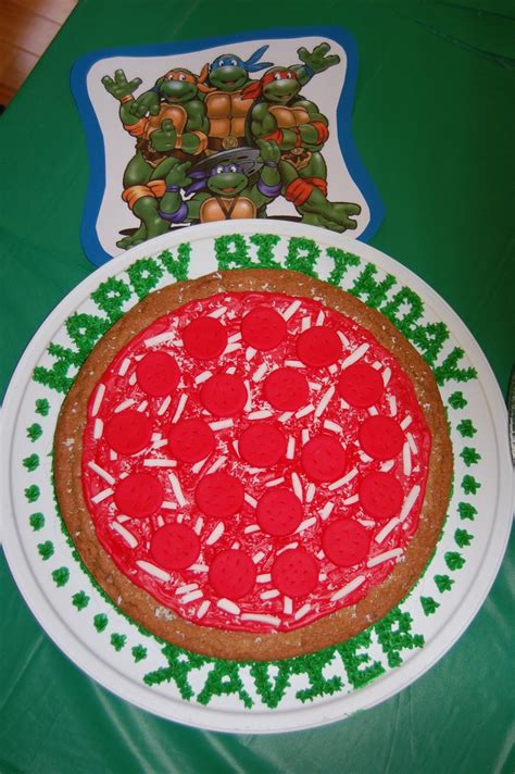 Delicious Pepperoni Pizza Cookie Cake