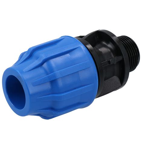 Mm X Mdpe Male Adapter Compression Coupling Fitting Water Pipe