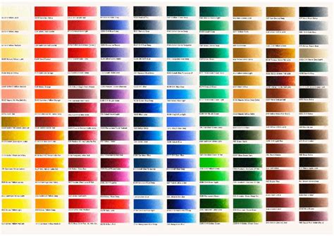 Oil Paint Palette Colors