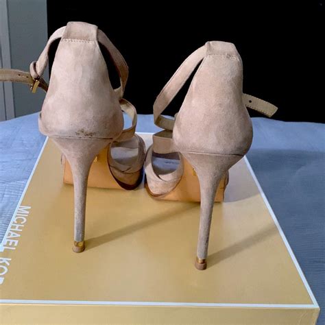 Leandra Michael Kors Beautiful Nude Suede Gem