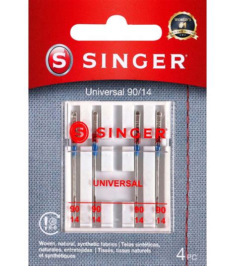 SINGER Universal Regular Point Sewing Machine Needles