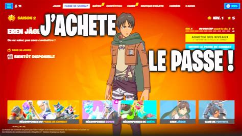 J Achete Le Passe De Combat De Fortnite Presentation De Combat Saison