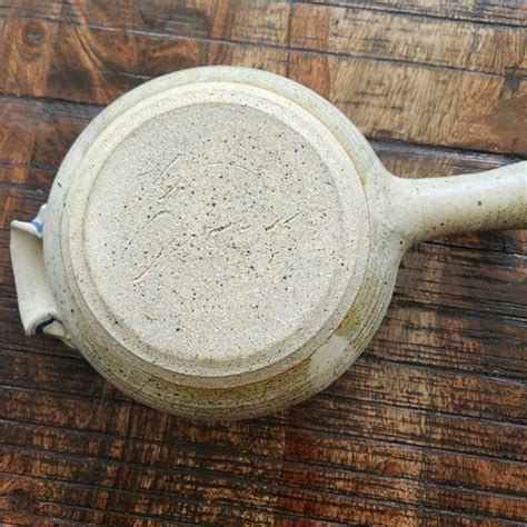 Kitchen Ceramic Casserole Handmade Clay Hot Pot Glazed Lid Signed By Artist Poshmark