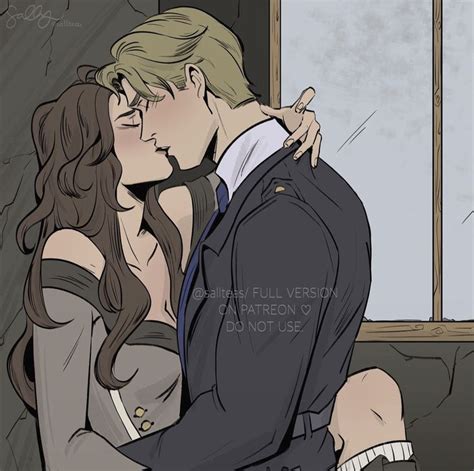 A Drawing Of A Man And Woman Kissing In Front Of A Window With The