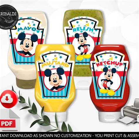 Paw Patrol Condiment Labels Etsy