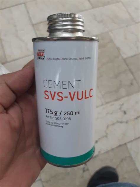 Rema Tip Top Svs Vulc Vulcanizing Cement Adhesive Black Ml