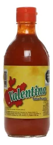 Pzas Salsa Picante Valentina Etiqueta Amarilla Ml Mercadolibre