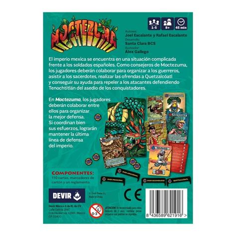 Moctezuma Juego De Mesa Kubekings