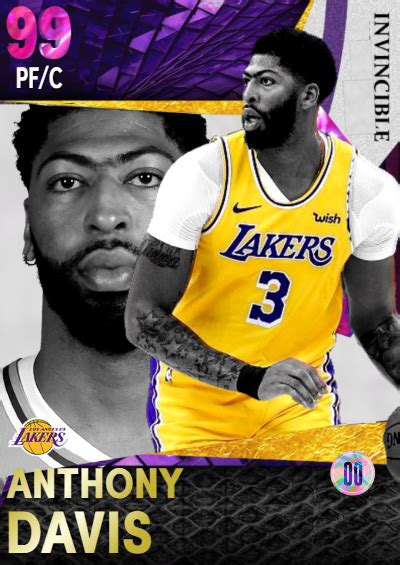 NBA 2K21 2KDB Custom Card Invincible AD Lakers