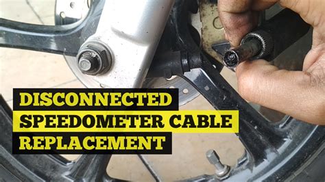 How To Replace A Speedometer Cable On Motorcycle Youtube