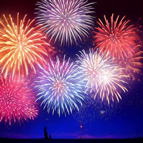 Premium AI Image | New Year Celebration Fireworks