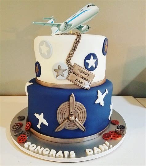 Aviation Maintenance Graduation Cakeairplane Birthday Cake Pasteles