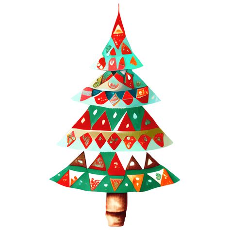 Folk Art Christmas Tree · Creative Fabrica