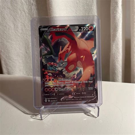 Se Produkter Som Liknar Pok Mon Kort Charizard V Alt P Tradera