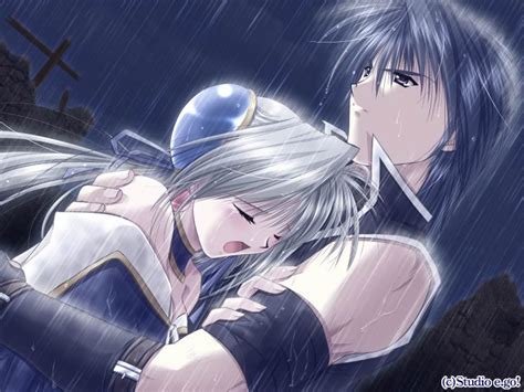 Get Largest Collection Of Animated Wallpapers: Cute Anime Couple Hugging