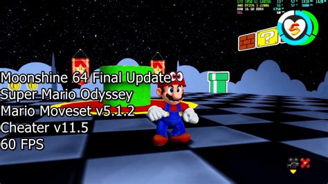 Super Mario 64 Pc Port Mod Super Mario Moonshine 64 Final Update Odyssey Mario Moveset V512 60