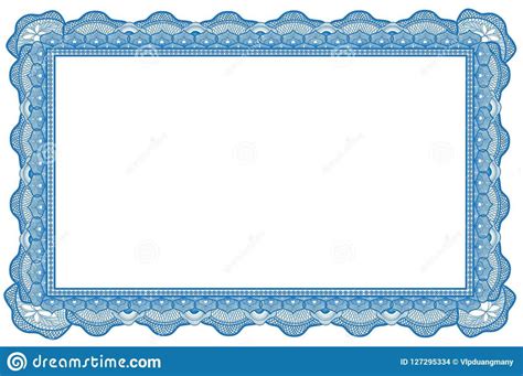 Certificate Border Template 10 Stock Illustration Illustration Of Throughout Free Printable