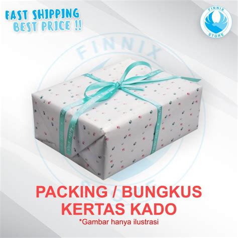 Jual Packing Bungkus Kado Kertas Kado Gift Wrap Di Lapak Finnix