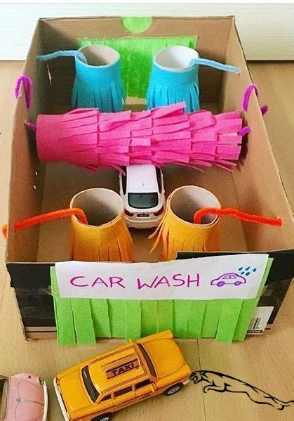 DIY Box Toy Car Wash - Rose Clearfield