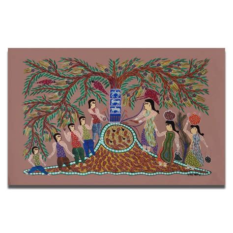 Festival Celebration - Bhil Pithora Painting & Artwork - Tribal Art India