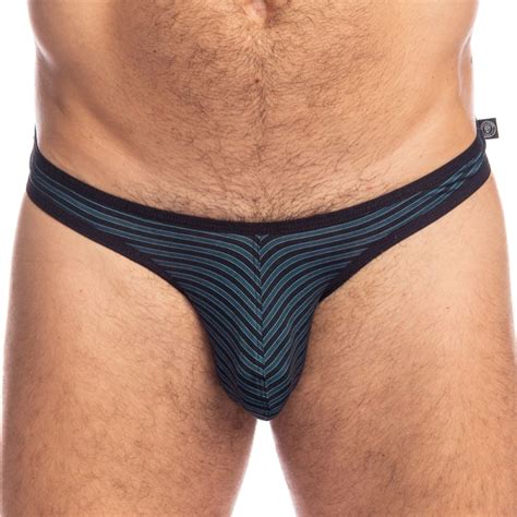 L Homme Invisible String Bikini Blue Glow Inderwear