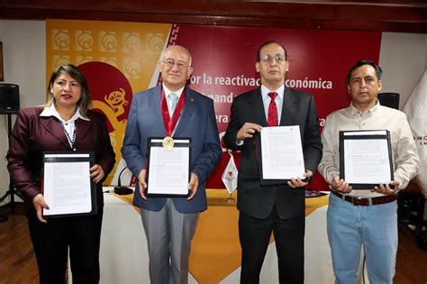 CÁmara De Comercio Y ProducciÓn De Cajamarca Firma Convenios Con