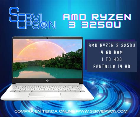 Laptop Amd Ryzen 3 3250u 4 Gb Ram 1tb Hdd Pantalla 14″ Hd Ventas De Equipos De Sublimación Y