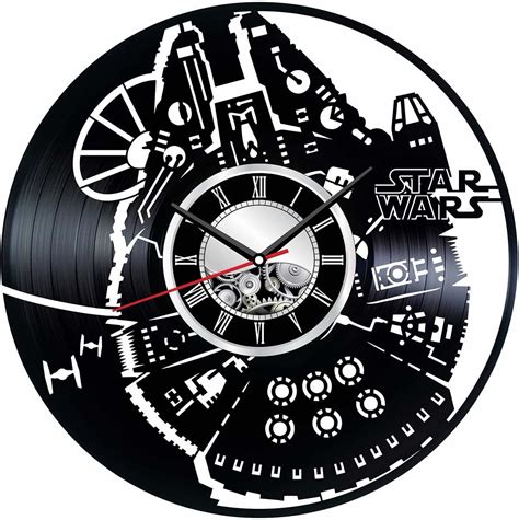 Amazon Star Wars Millennium Falcon Wall Clock Made Of Vintage