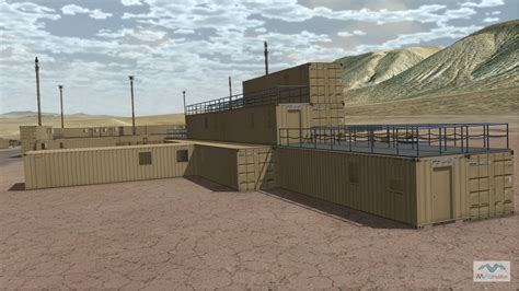 Virtual Ntc 3d Terrain With Tiefort City Mvrsimulation