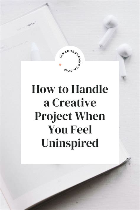 An Open Book With The Title How To Handle A Creative Project When You