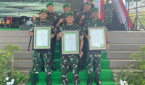 Kodim Palembang Raih Juara Lomba Karya Bakti Tni Ad